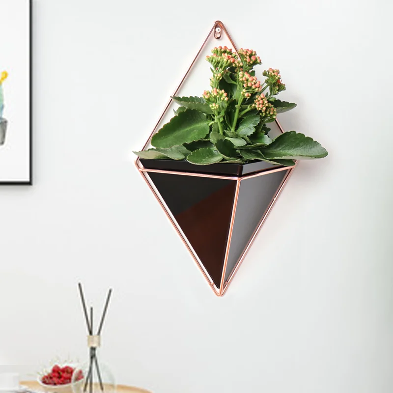 Висячие геометрической формы цветка держатель горшков сад сочные украшения из