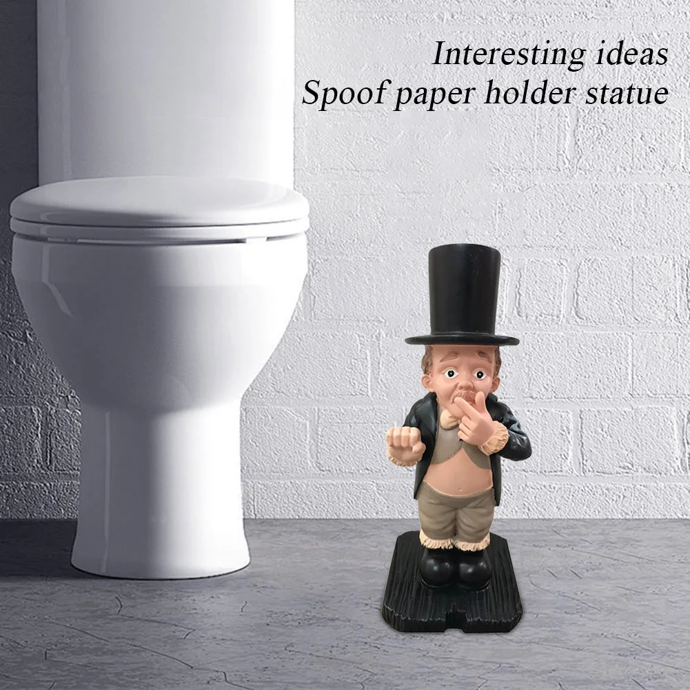 

Бытовое украшение, мультяшная скульптура Батлера, кронштейн для ванной комнаты, подарок, милая мультяшная фотография