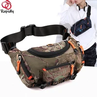 multi function fishing bags waterproof travel bag bumbag waist money belt passport wallet zipped pouch camouflage waist packs