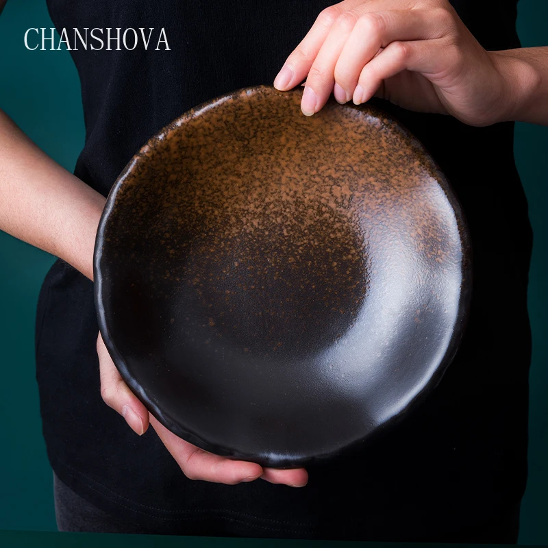 Традиционные китайские ретро керамические обеденные тарелки CHANSHOVA фарфоровый
