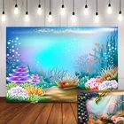 Фон для фотосъемки Mehofond под морем Русалка детский день рождения Декор пузырьки Морская звезда фон для фотостудии