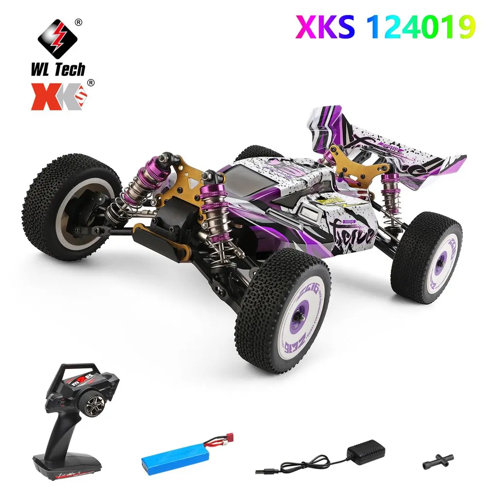 

WLtoys New 2.4G Racing RC Car Metal Chassis 4wd Road Drift Electric RC Cars Remote Control Toys For Adults Kids 124019