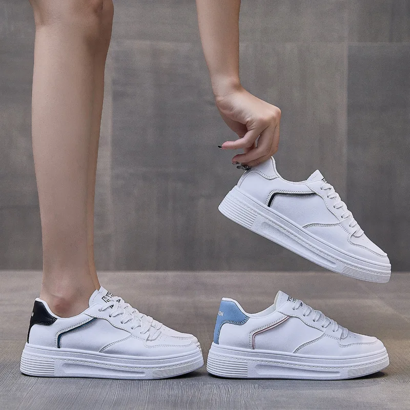 Han edition running sneakers female students fall 2021 new white shoe ins heighten casual shoes breathable C803
