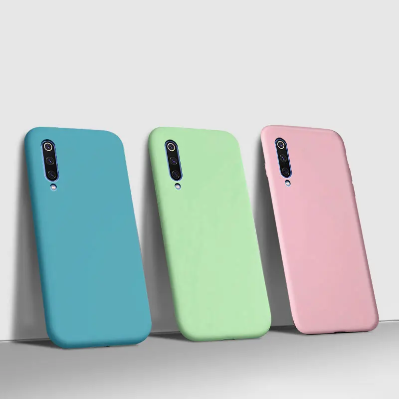 Чехлы для Xiaomi Mi 9 se роскошные матовые Мягкие силиконовые чехлы телефонов a3 lite