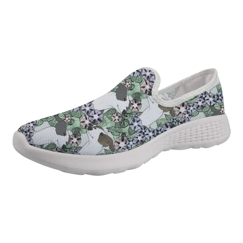 По индивидуальному заказу женская обувь для хождения в Борзая Собака печати с