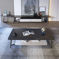 nordic modern living room rock board table household simple light luxury tv cabinet combination italian family escritorios