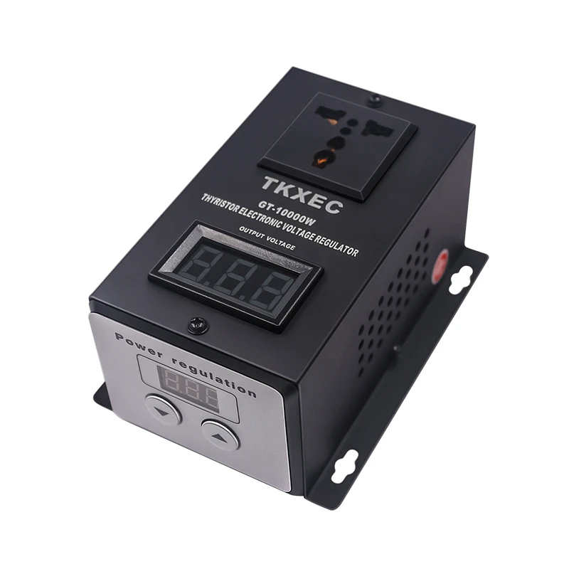 

Электронный регулятор напряжения SCR, 220 В переменного тока, 10000 Вт, контроллер температуры, скорости, диммерный термостат