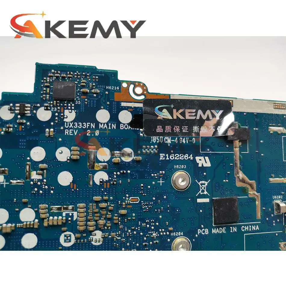 90NB0JW0-R00012 для ASUS ZenBook 13 UX333F UX333FN UX333 U3300F Laotop материнская плата W/ 8G i5-8265U MX150 GPU |