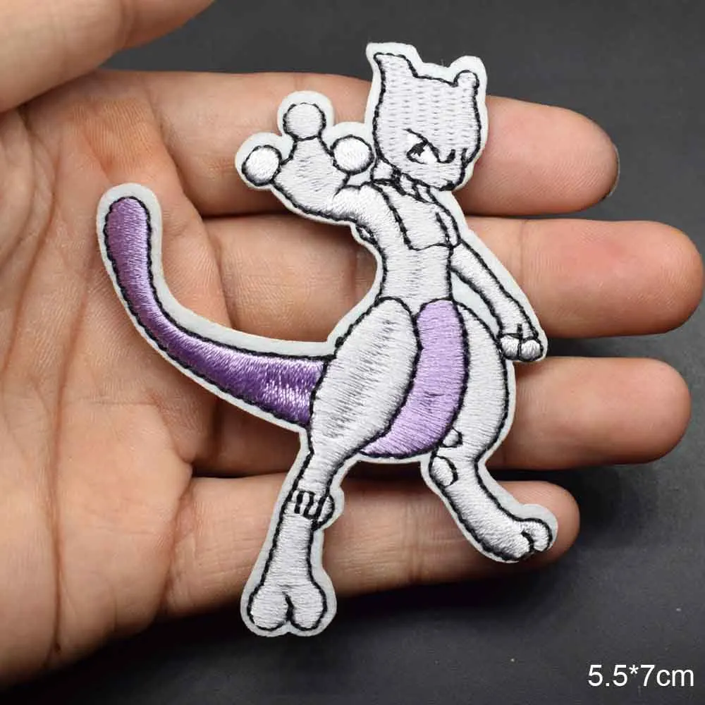 Мультяшный фиолетовый хвост вышитые нашивки для одежды наклейки оптовая продажа