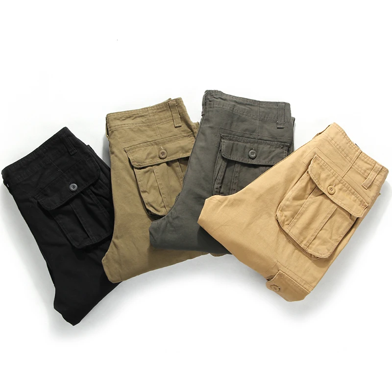 Брюки карго мужские тактические хлопковый комбинезон эластичные штаны
