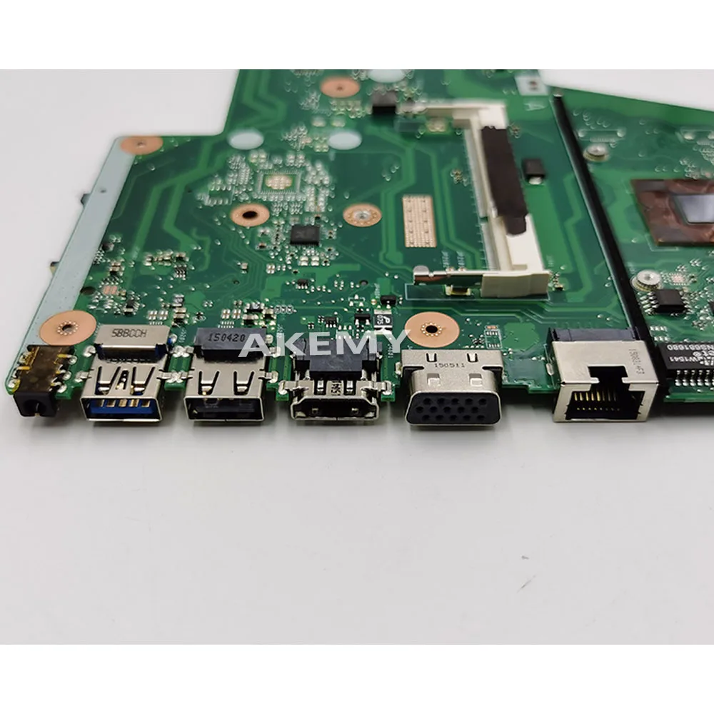 Оригинал для For Asus X451MA материнская плата ноутбука основная REV2.1 N3520CPU 100% полностью