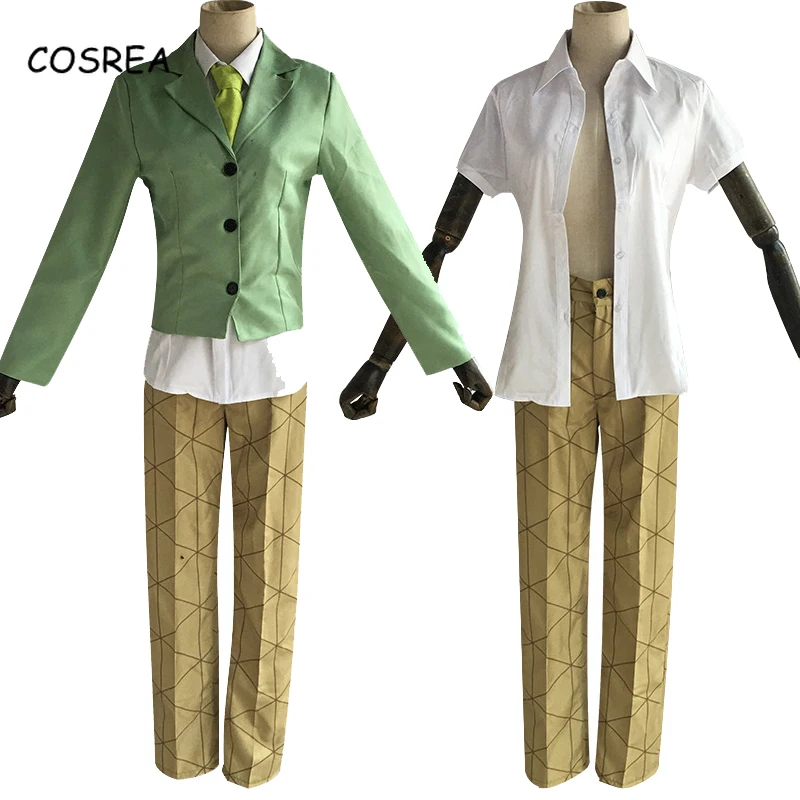 

Anime Demon Slayer: Kimetsu no Yaiba Cosplay Kamado Tanjirou Hashibira Inosuke Costumes Clothes Set Halloween Carnival Party