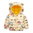 Детская пуховая куртка на возраст 2-12 лет, с хлопковой подкладкой