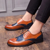 mens fashion oxford shoes color high quality formal leather shoes mens lace up plus size formal dress loafer shoes mens