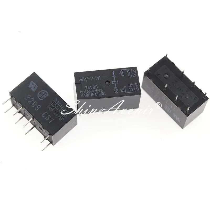 5 шт./лот реле G5V-1-5VDC 12VDC 24VDC 6PIN G5V-2-5VDC G5V-2-H1-12VDC G5V-2-H1-24VDC В 12 24 постоянного тока 8PIN новый