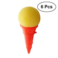 6pcs mini ice cream cone shooters sponge shooting great fun party gift prize for kids boys girls random color