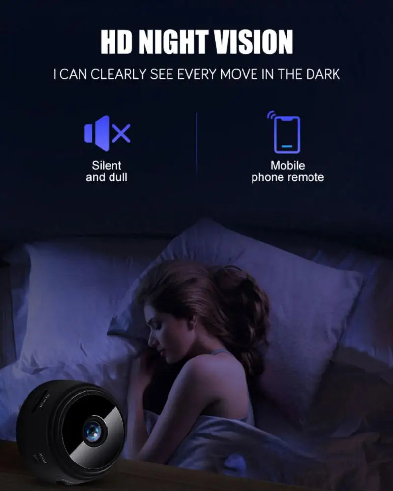 Мини-камера видеонаблюдения A9 Wi-Fi 1080P | Безопасность и защита
