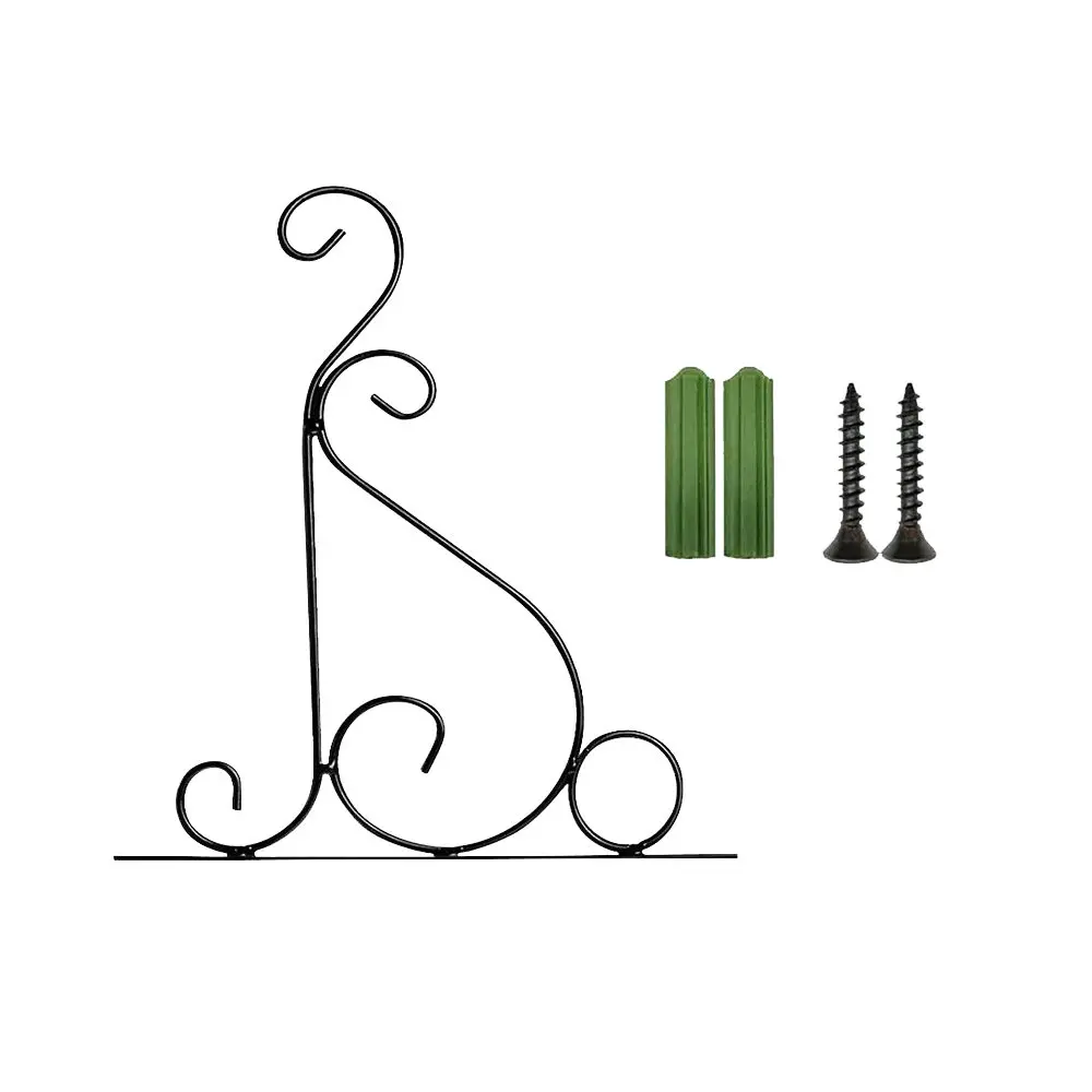 1 шт. настенный балкон крюка стены висячий цветочный горшок кронштейн цветочных