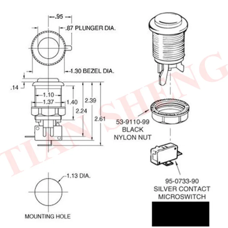 Комплект для самостоятельной сборки с 2 игроками USB-кодировщик нулевой задержкой