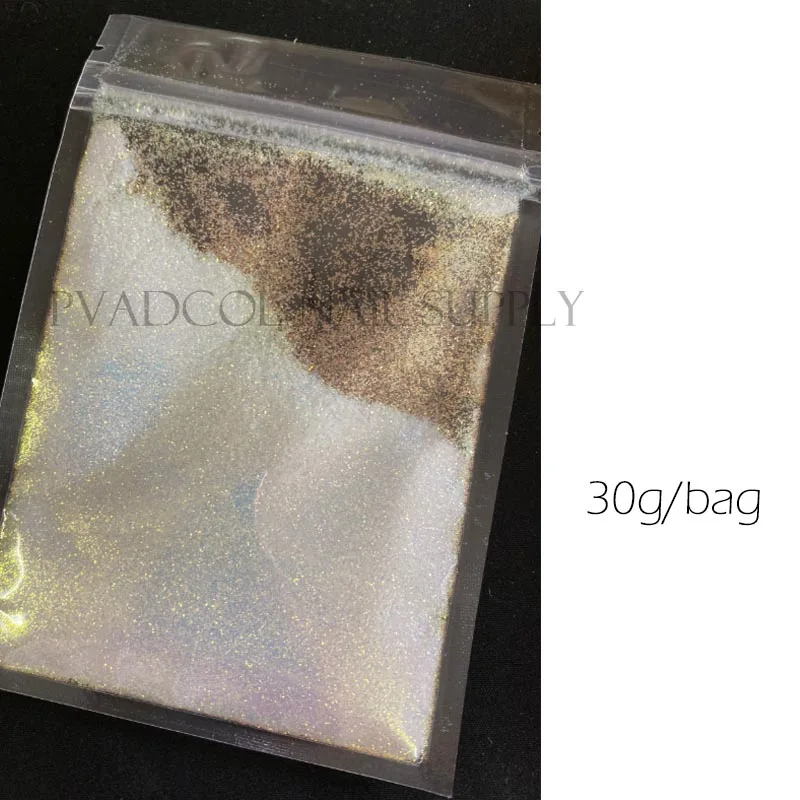 Опал розовый синий Радуга ультра тонкая пудра Пыль Блеск Дизайн ногтей акриловый