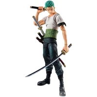 anime one piece roronoa zoro past blue variable boxed 18cm pvc action figure collection model doll toys gift