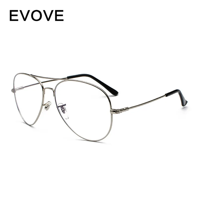 Мужские и женские очки авиаторы Evove большого размера в оправе для мужчин женщин