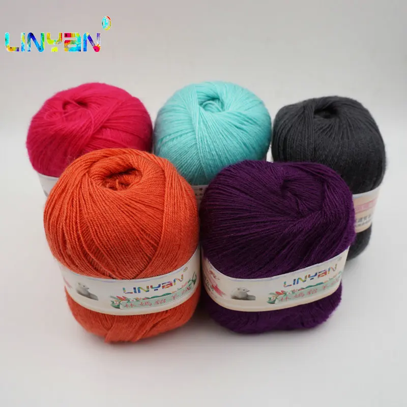 3 шт. * 50 г пряжа для вязания Hermelin флокирующая нить ручной вязки ручного шерстяная