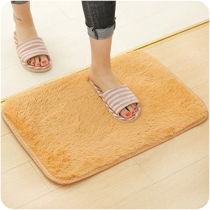 Нескользящая короткая мягкая подкладка для комнаты длинная квадратная цветная