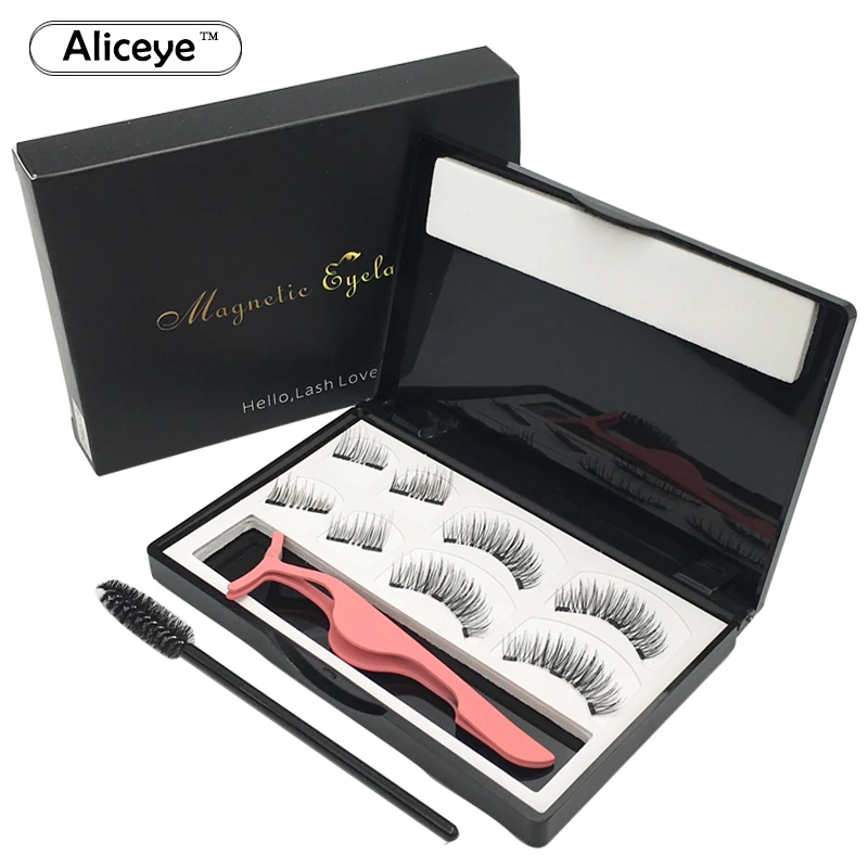 3D Магнитные накладные ресницы магнитные из искусственной норки для наращивания