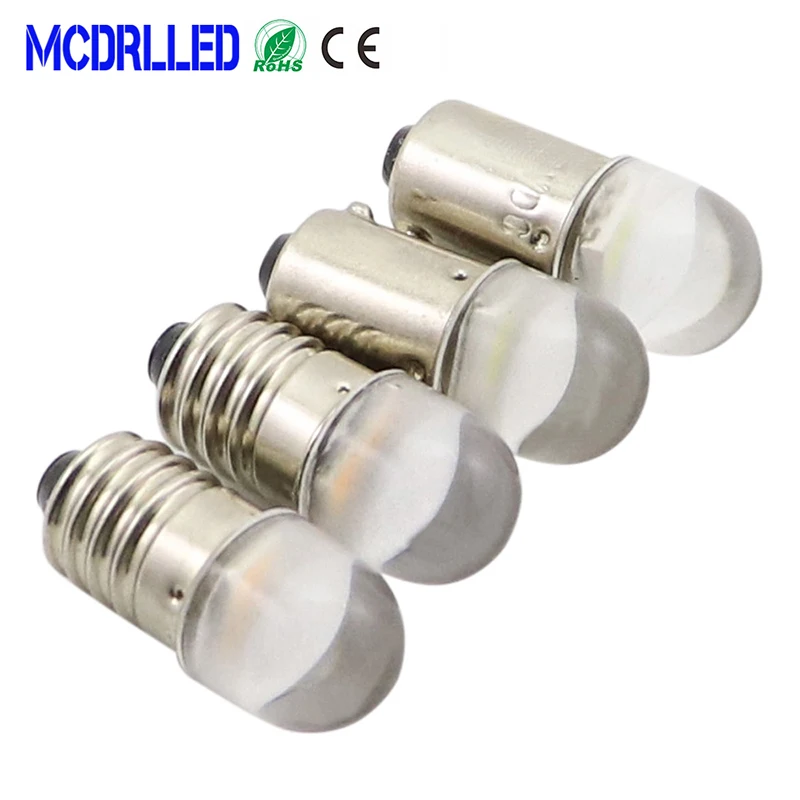 Светодиодный фонарь Mcdrl E10 T4W BA9S 10 шт. светодиодный для салона 0 5 Вт белый красный