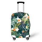 Эластичный чехол для чемодана, защитный чехол для костюма, чехлы для тележки, аксессуары для путешествий с рисунком Фламинго 1