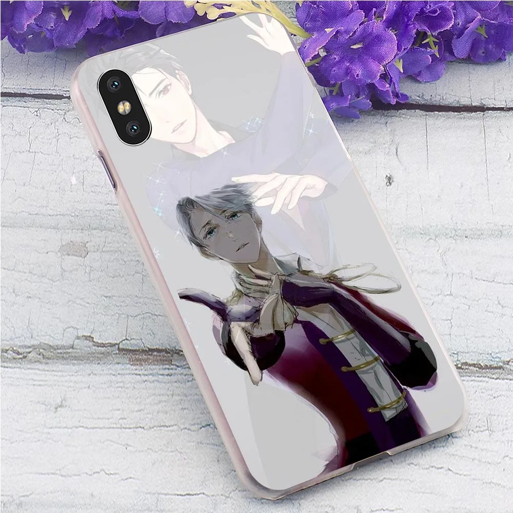 Яркий чехол для телефона YURI on ICE iPhone Xs Max 5 5S SE 6 6S/6 6S Plus 7 8/7 8 X XR XS Жесткий Чехол |