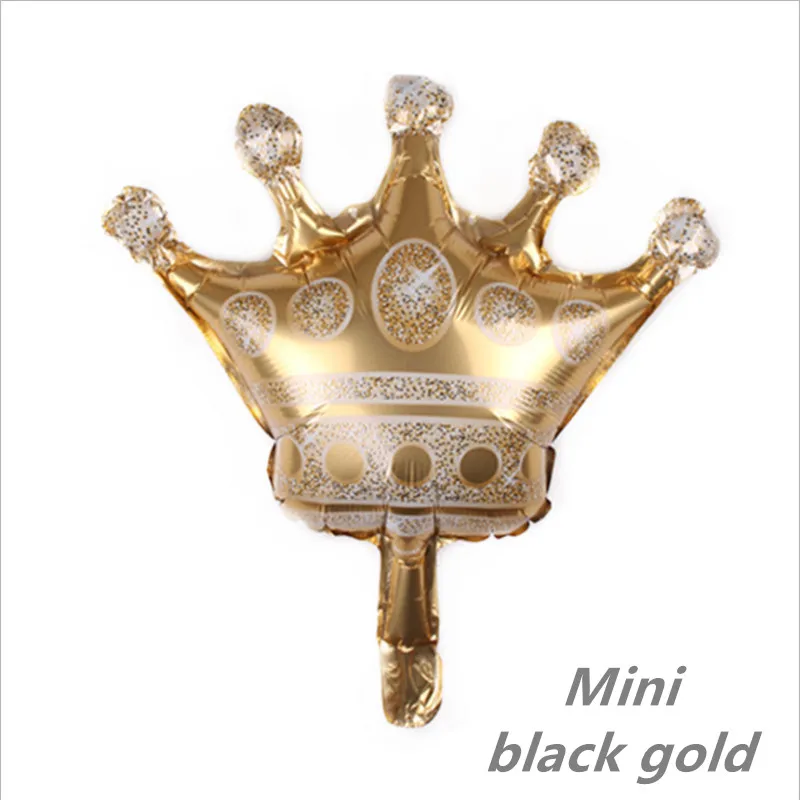 

Valentine's Day Party Wedding Purpose Children's Day Birthday Party Supplies Golden Crown Aluminum Film Balloon