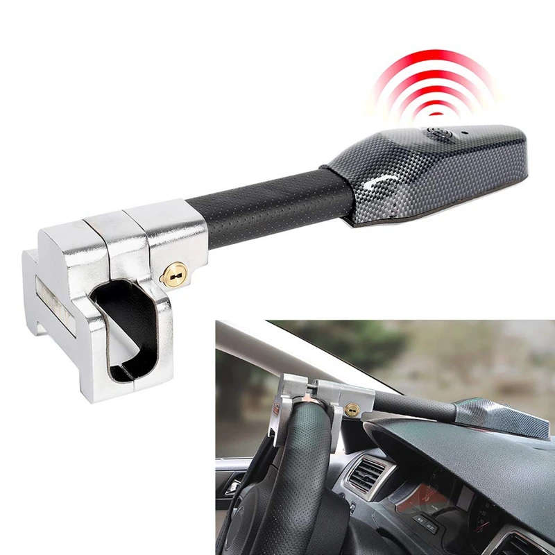 Универсальный Авто Противоугонный замок на рулевое колесо автомобиля с ключами