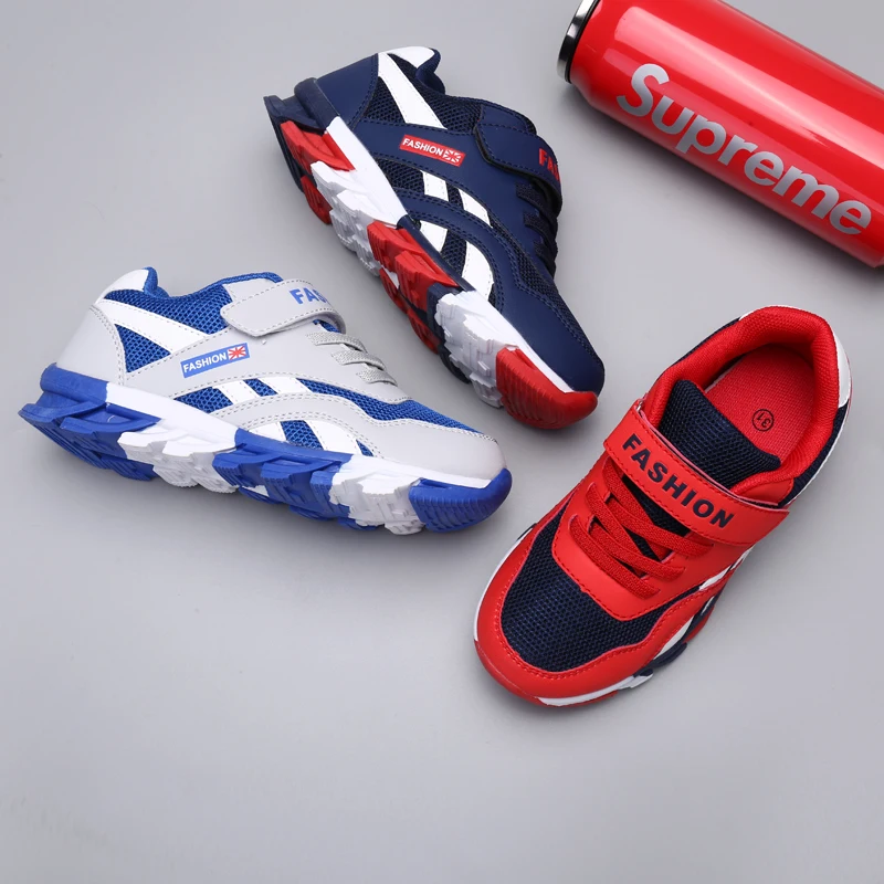 Brand Mesh Kids Sneakers Sport Shoes Lightweight Children Shoes Casual Breathable Boys Shoes Non-slip Girls Sneakers Zapatillas