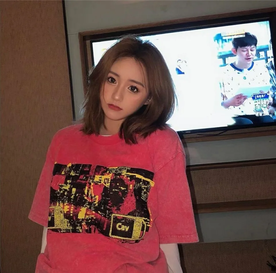

High-Quality Heavy Fabric Cavempt C.E T-shirt Men Women Washed Made Old CAV EMPT C.E Tee Tops men clothing