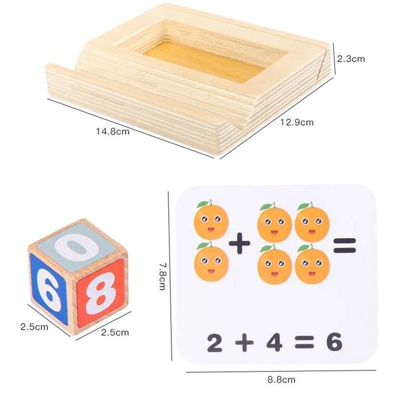 

Kids Montessori Toys English Spell Words Math Arithmetic Early Learning Educational Toys For Children Wooden Montessori Game