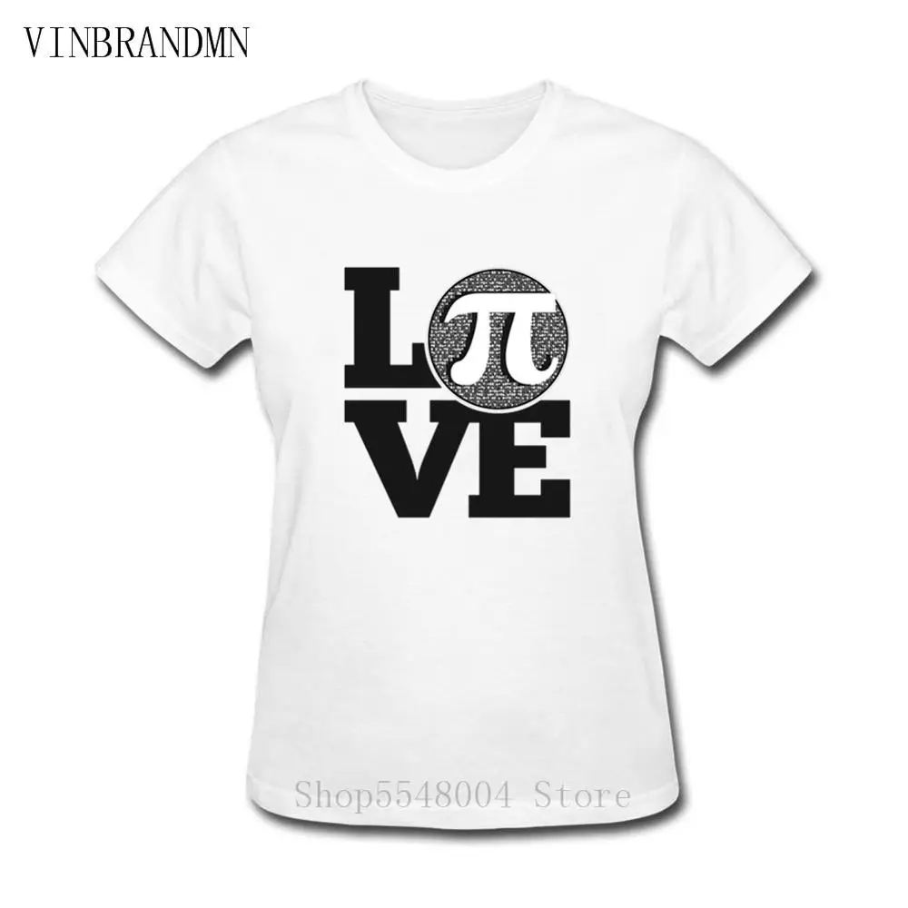 Женская футболка с коротким рукавом Pi Math Повседневная 3D-принтом Geek Style Number