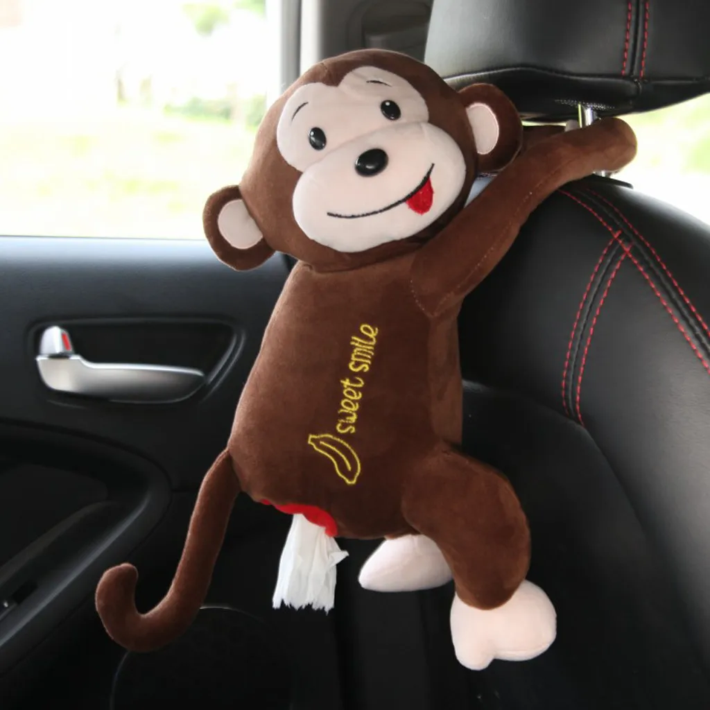 Креативная мультяшная коробка для бумажных салфеток обезьяны дома офиса