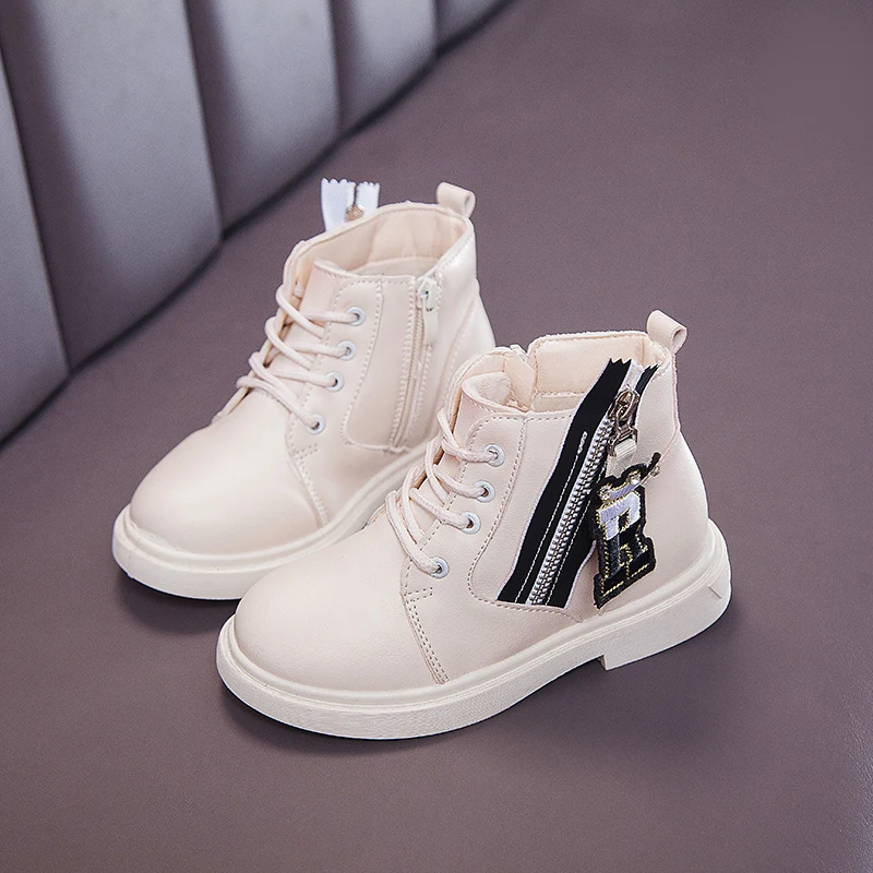 Ботинки мартинсы JUSTSL для мальчиков и девочек модная весенняя школьная обувь