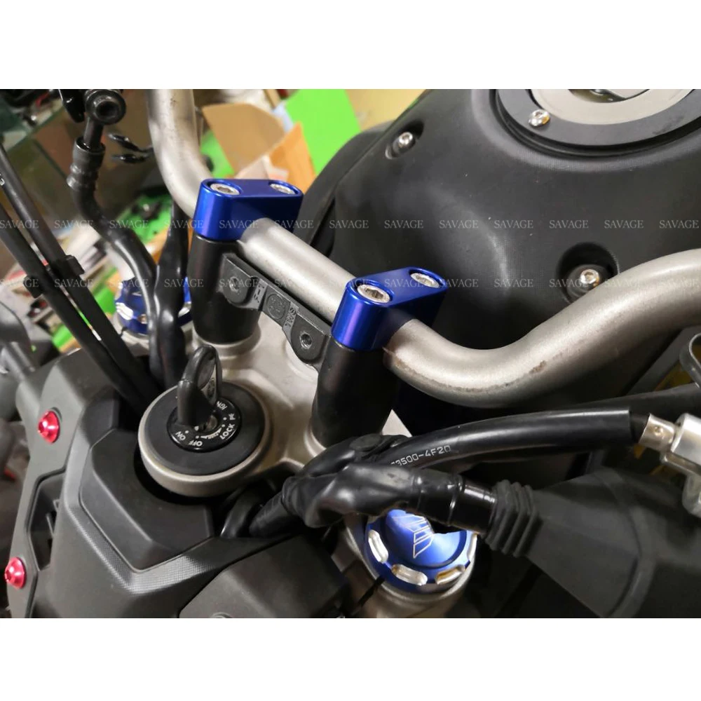 Handlebar Clamp Cover For YAMAHA WR125X WR125R WR250F WR450F TW225E TW200E TW 200 TRAILWAY Motorcycle CNC Bar Top Clamping |