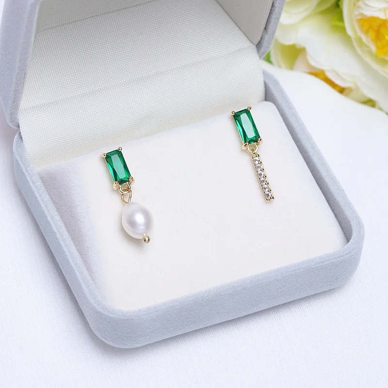 Винтажные элегантные свадебные украшения серьги с пресноводным жемчугом 2019