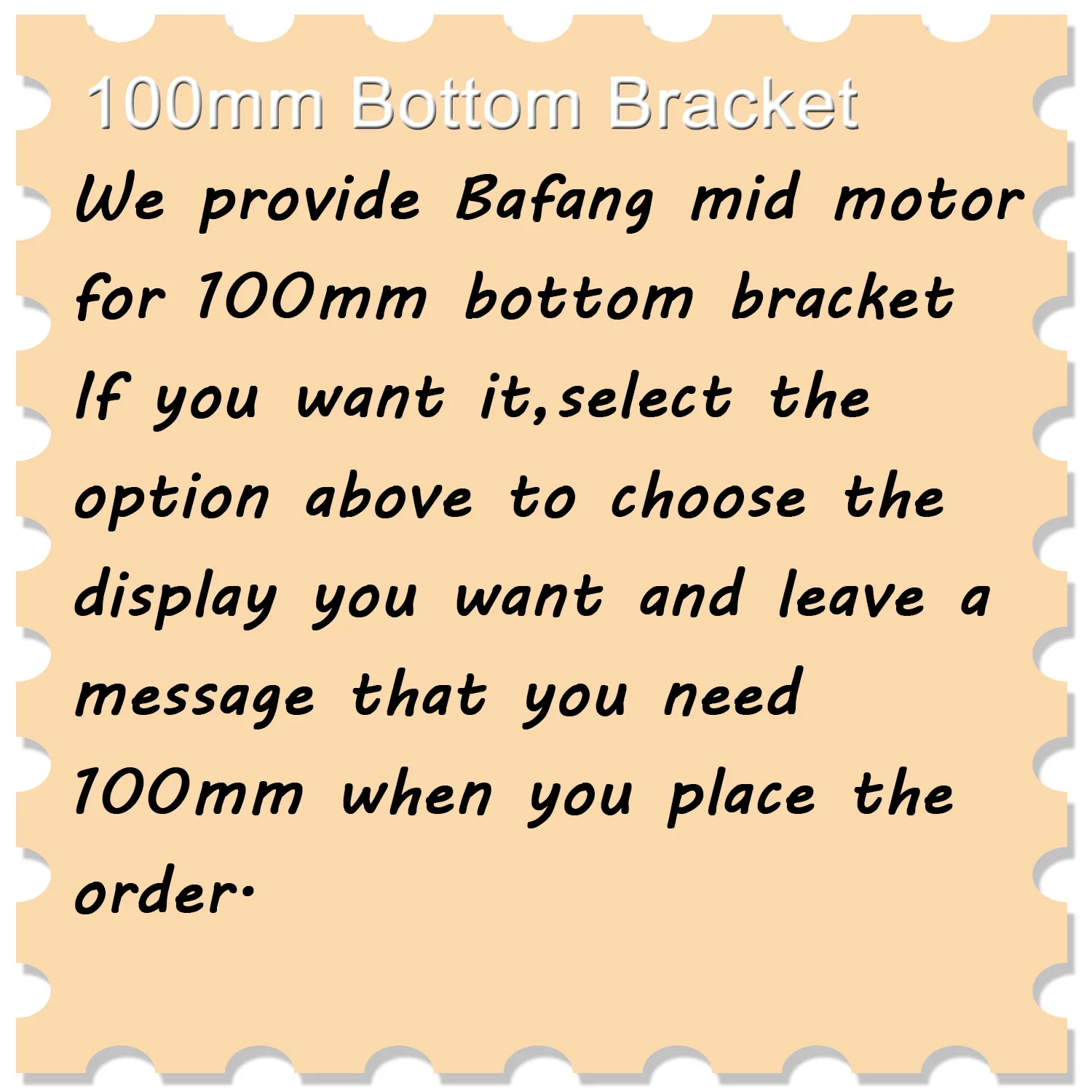 100mm bottom bracket Bafang BBSHD 48V 1000W MMG320 M615 16Ah Li-Ion Батарея 8FUN Средний диск центральный мотор для электрического велосипеда, фара для электровелосипеда в Conversion Kit - Цвет: 100mm bottom bracket