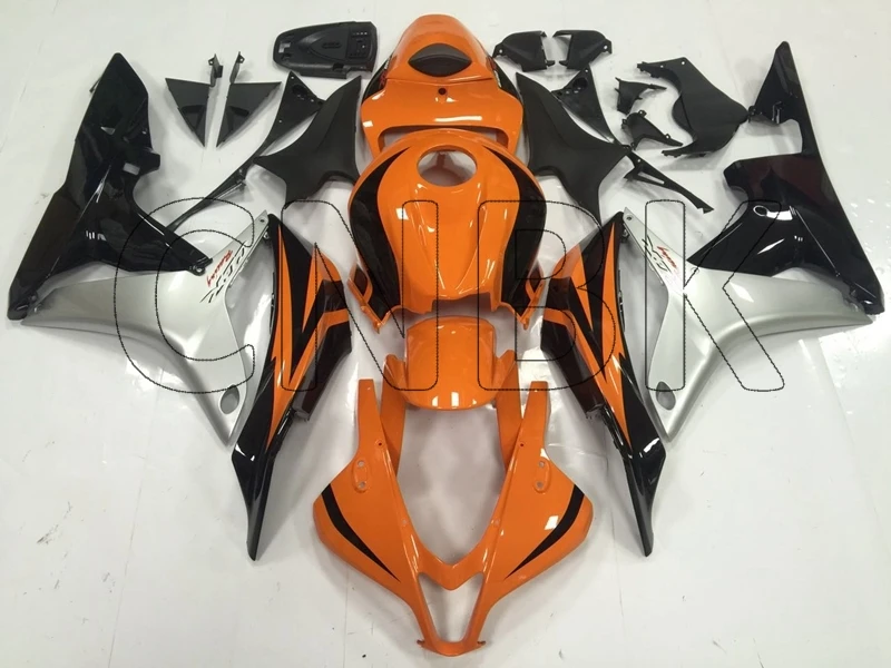 CBR 600 RR 08 Abs обтекатель CBR600 оранжевый серебристый черный комплекты 2007 2008 набор для