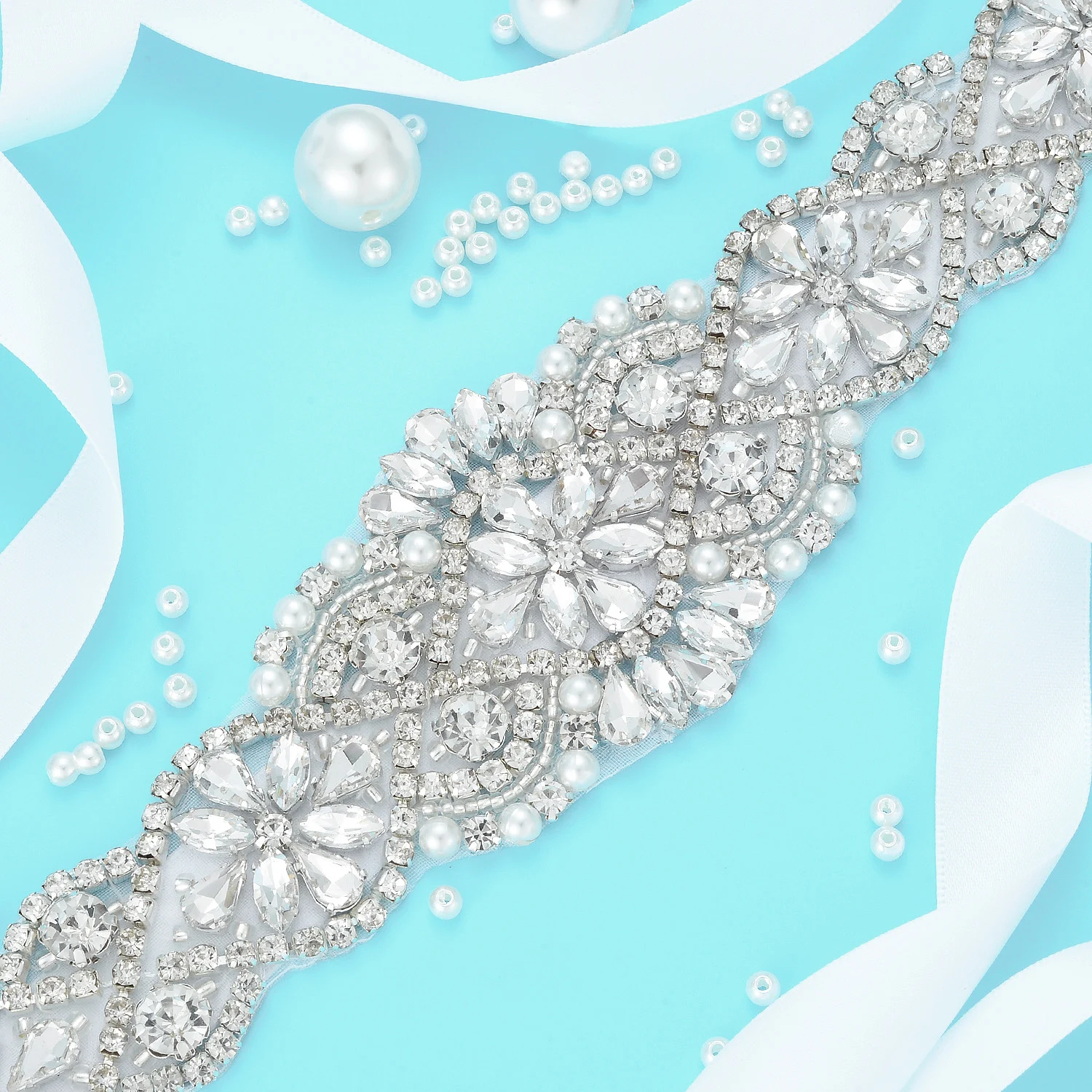 (1 шт.) свадебный пояс Стразы с кристаллами аксессуары для свадебного платья