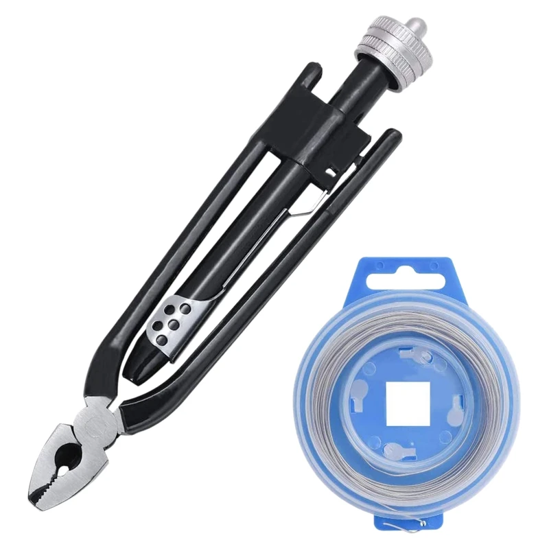 

Promotion! 6 Inch Safety Wire Twisting Twister Side Cutting Lockwire Pliers with 25 Feet Stainless Steel Wire