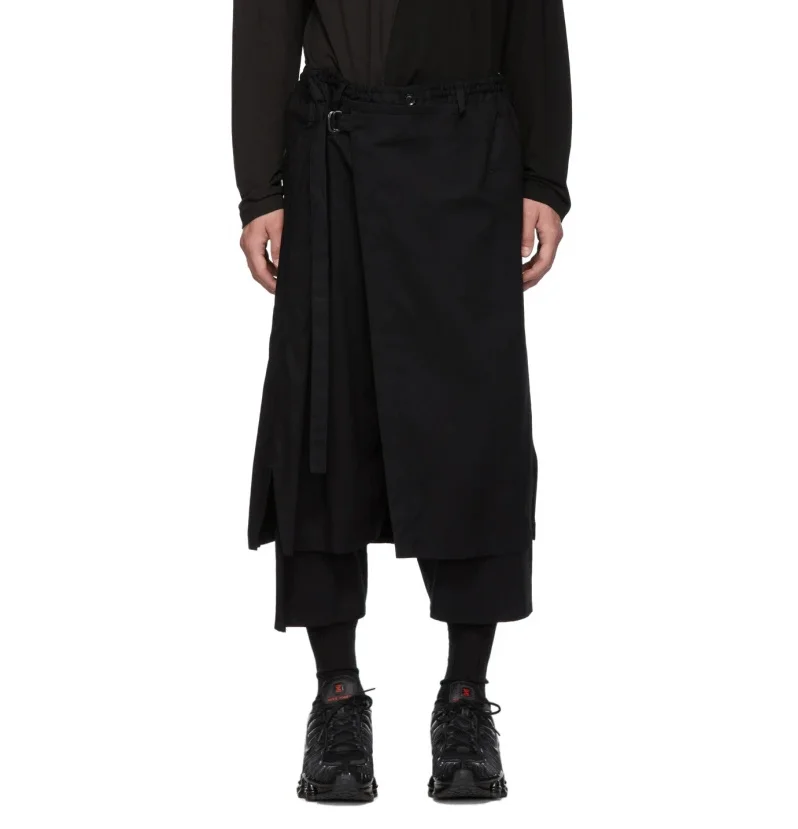 

Women New Autumn Korea Fashion Elastic Waisted Straight Ankle-length Pants Female Solid Color Loose Pants