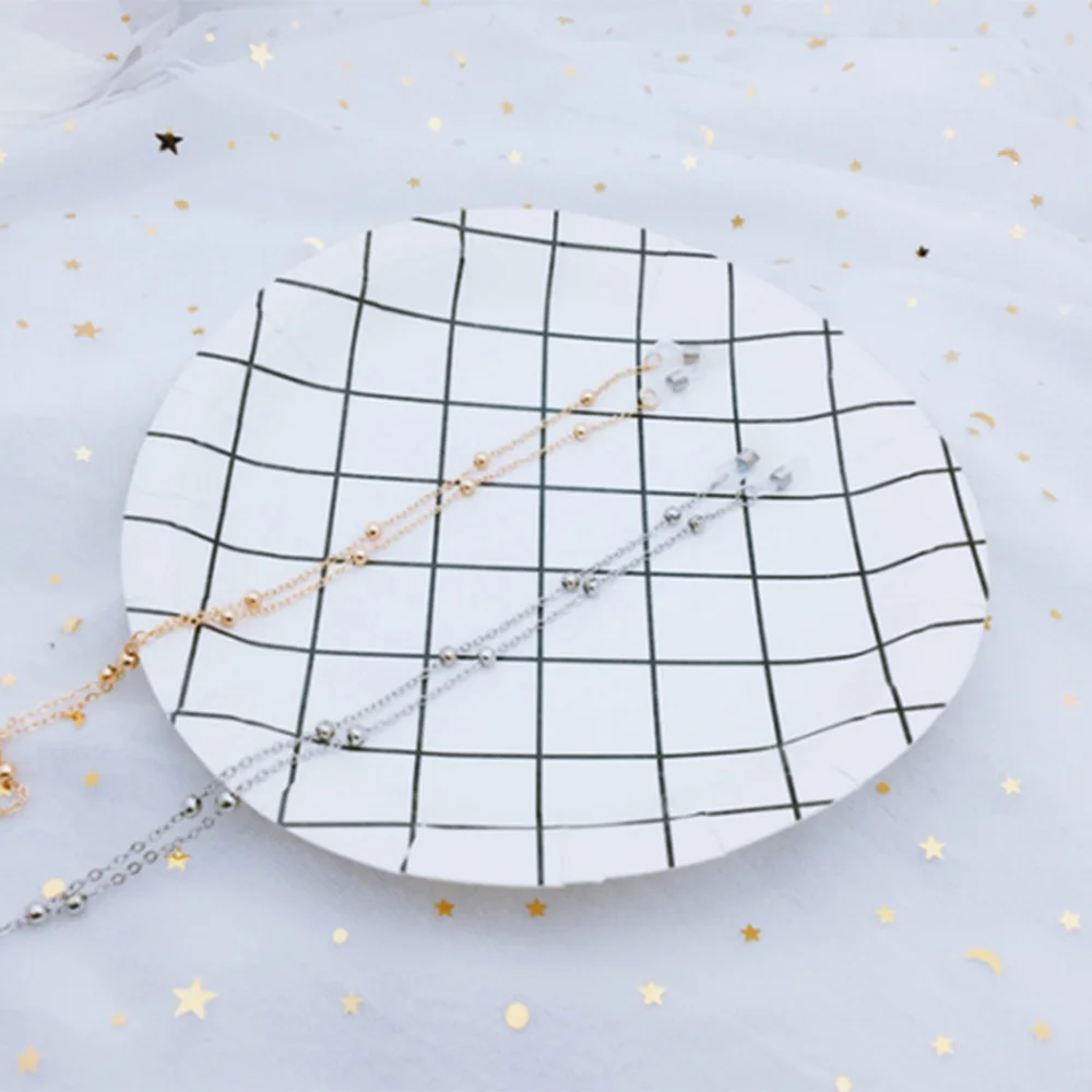 Женский Шнур для очков золотистый/серебристый цвет | Аксессуары одежды