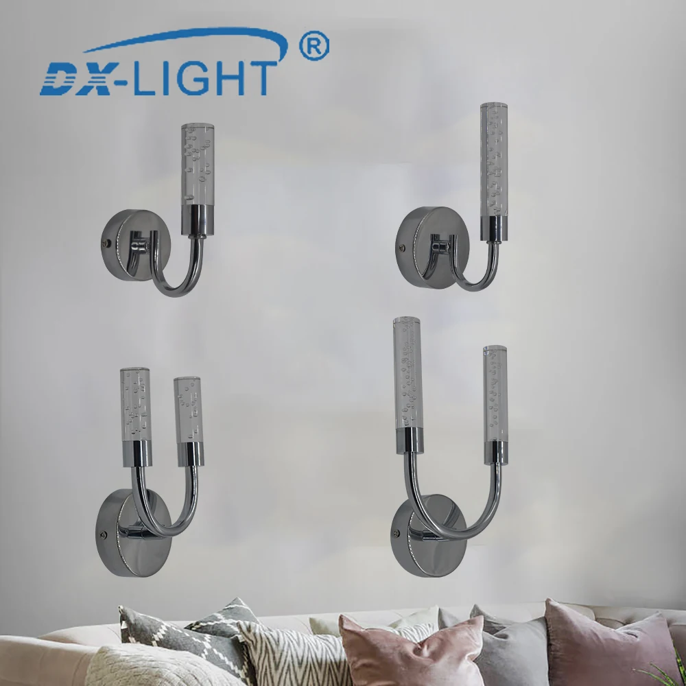 Светодиодный акриловый настенный светильник 3 Вт 5 6 10 прикроватный для спальни