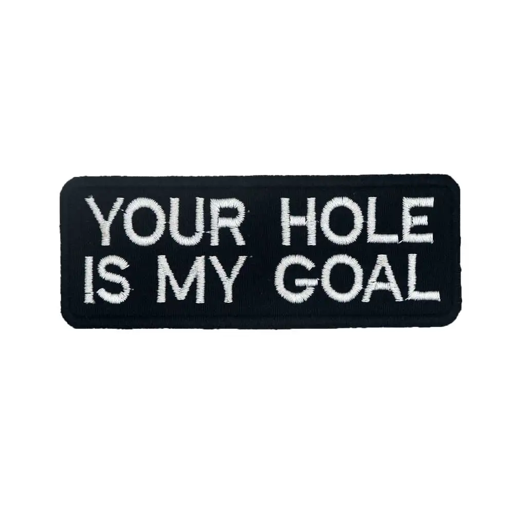 В ней отверстия IS MY GOLAL именной ярлык в стиле панк с вышивкой &quotчереп водитель